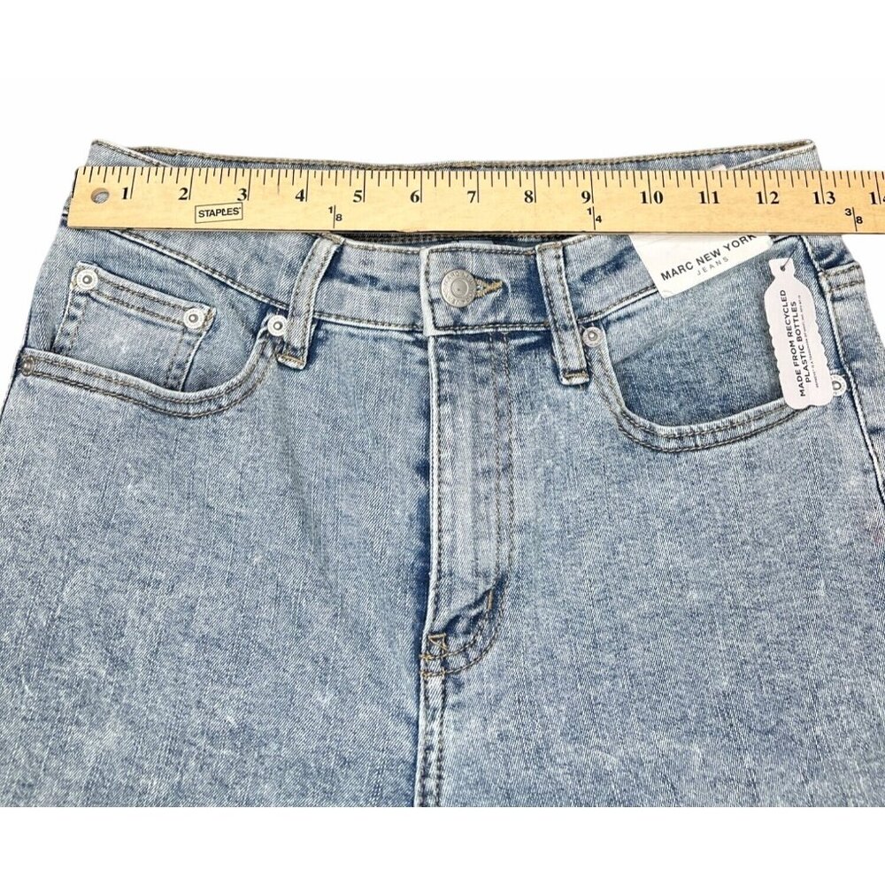 Marc New York Womens Light Wash High-Rise Skinny Jeans Size 4 - Picture 12 of 14